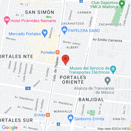 Dr Carbajal Robleda Alejandro map