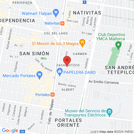 Consultorio dental Claudia Márquez map