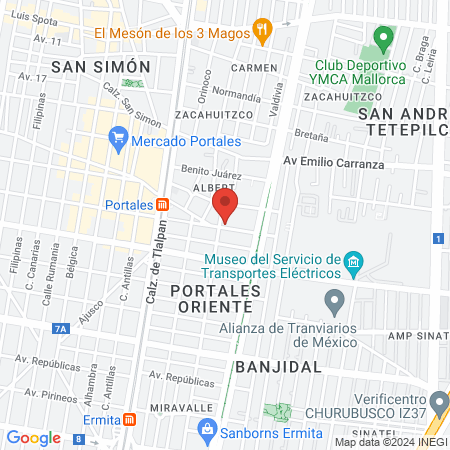 Psic. Eduardo Olvera Manzanilla map