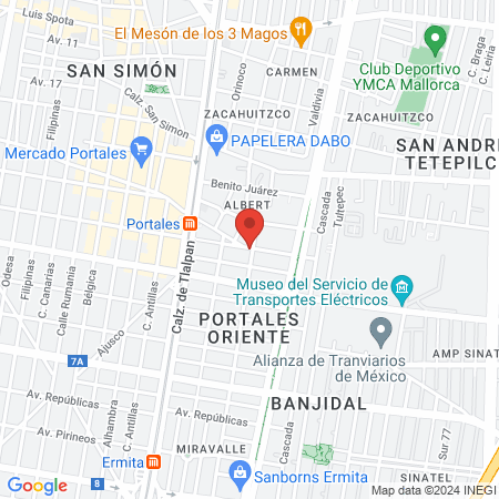 Médica Veterinaria Sur map