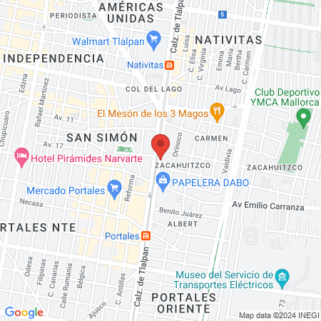 Veterinaria Mayec Carmen campos map