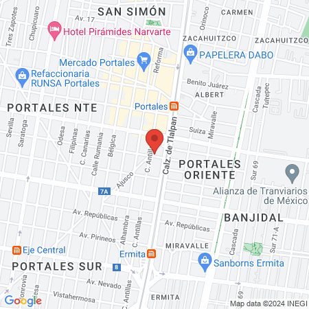 Murva Pets Portales map
