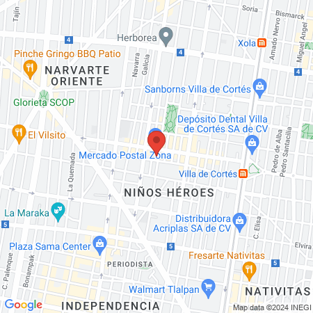 Club de boxeo y MMA JB map