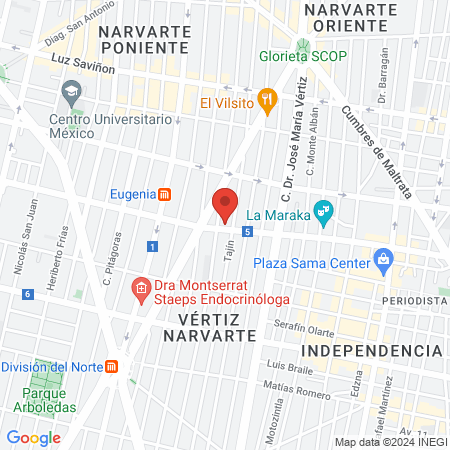 Centro Cultural de Yoga map