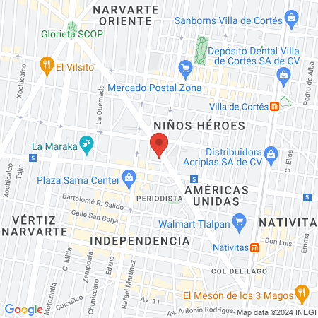 AM Odontologia Integral map