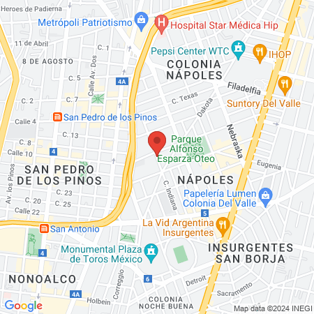 ESTETICA D´ACRIS map