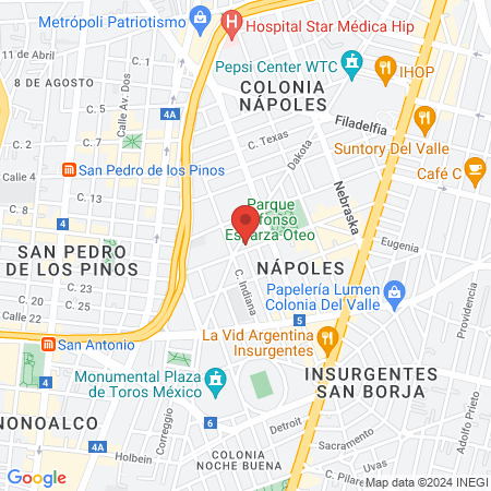 CSC Odontología Integral y Estética map