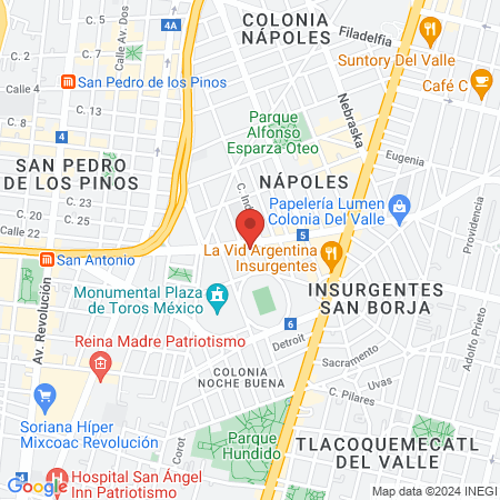 Más Guapo México map