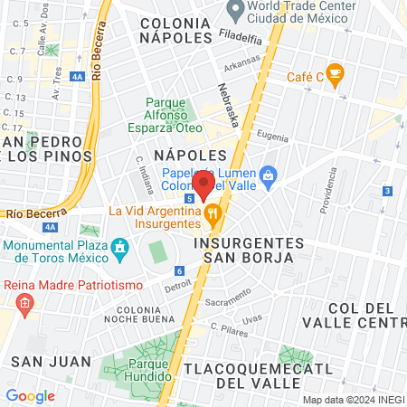 Atmósfera Pilates Napoles map