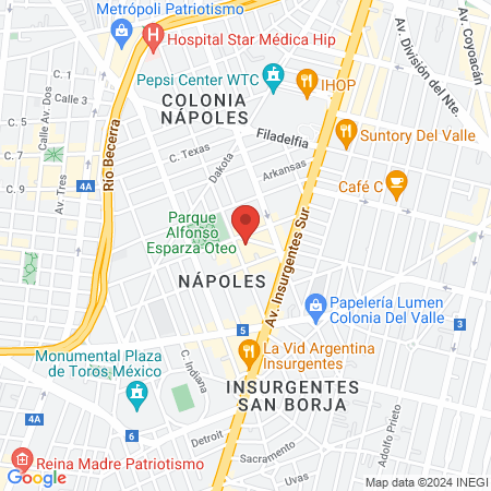 Dr Castañon Cardenas Luis map