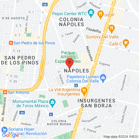 Grupo Medico Napoles map