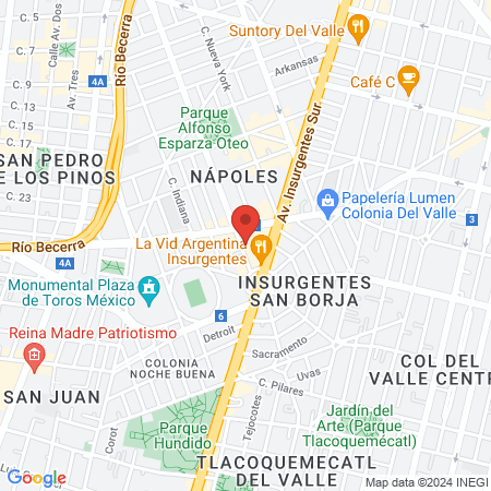 C.D. Claudia Escobar map