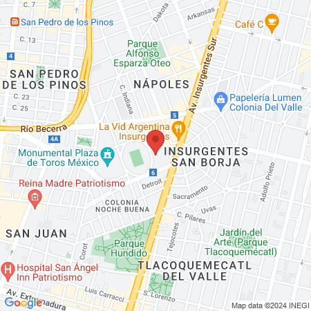 María Angélica Hernández Vidales Fisioterapeuta map