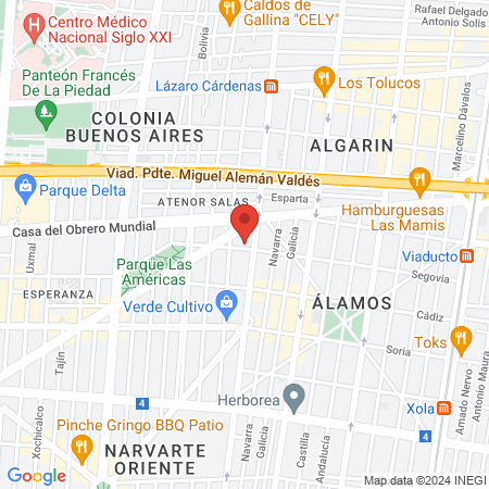 TRENDY STUDIO NARVARTE (Salón de belleza) map