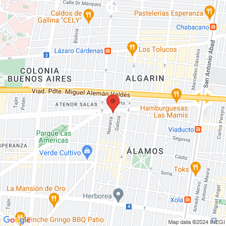 Perfecta Club Álamos map