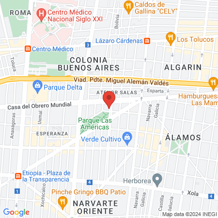 Veterinaria Centenario map