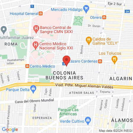 Clinica Dermatologica map