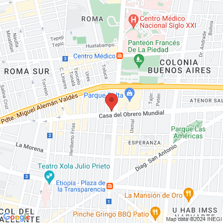 Clínica Dental Eolodent Narvarte. Urgencia dental previa cita 24 hrs.. map