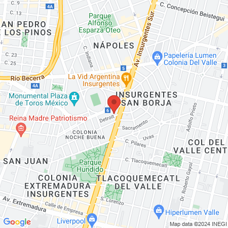 Consultorio dental: C.D. Dina Paredes map