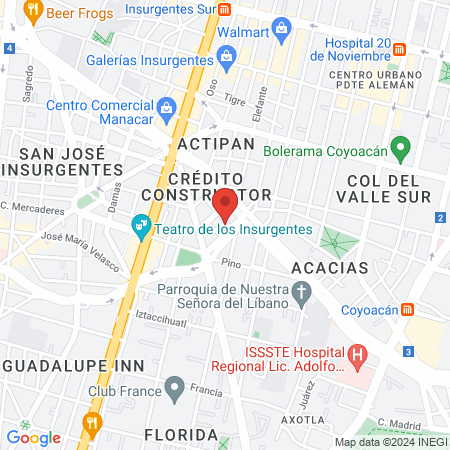 Garbo Estilistas map