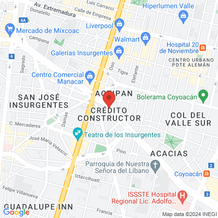 Odontología Sin Dolor – Clínica Dental map