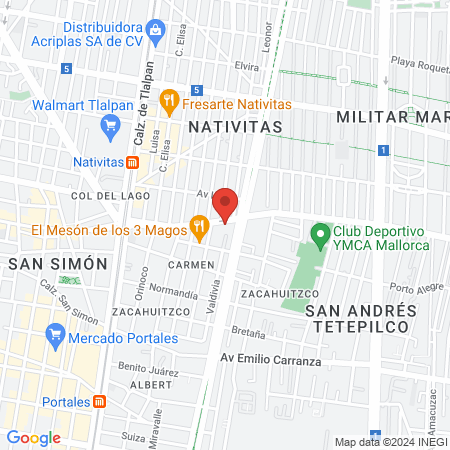 SM Studio Estética map