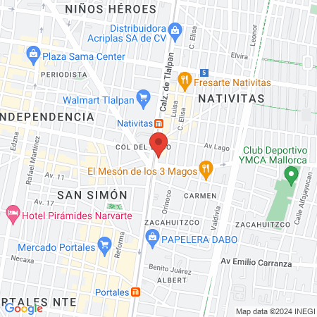 Clínica JA Dental map