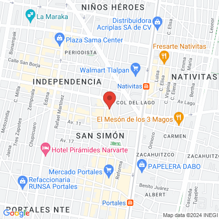 Cuarzo Rosa Nails Bar map