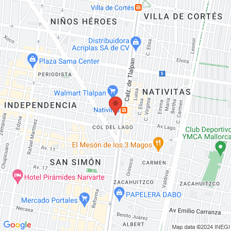 Doctor Virtual MX map