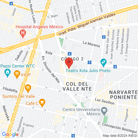 Alex y A salón, uñas y barbería map