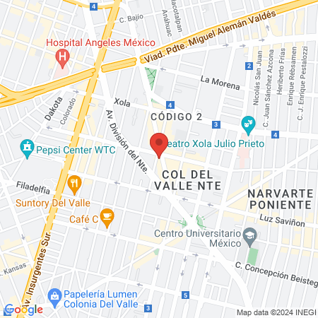 Estética Perfect Del Valle map