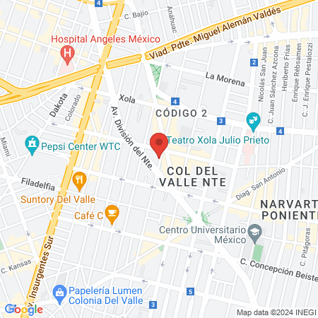 Leonora Studio Colonia del Valle - Salón de Belleza map