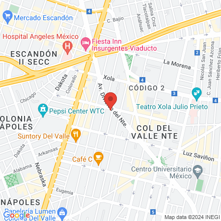 Cirujano Maxilofacial CDMX map