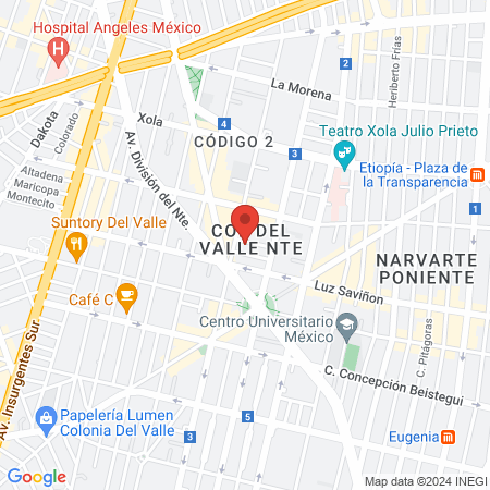 Millan Irma Guerrero De map