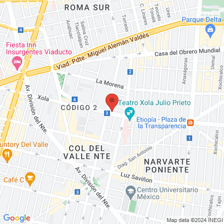 Sonría - Clínicas Dentales - Del Valle map