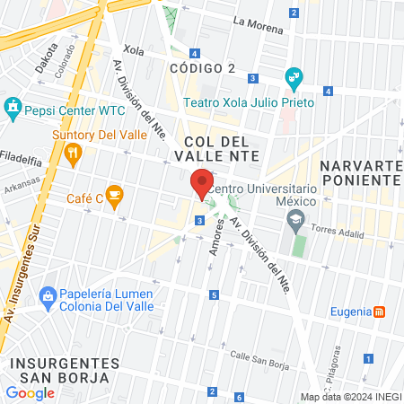 Consultorio Dental Dra. Ireri Galindo map