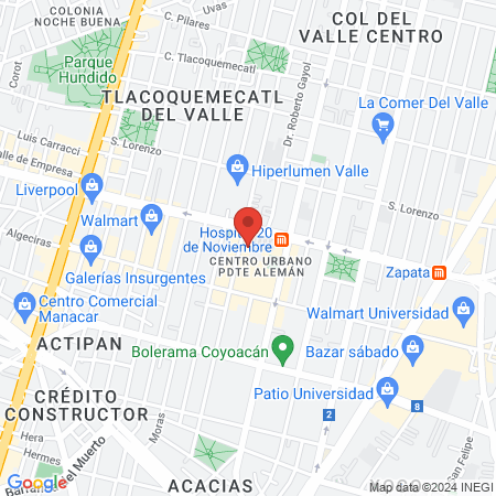 Gimnasios Urbanos 48 map