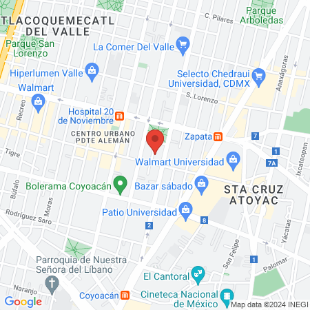 Dr. Mauricio Orendain Galeazzi map