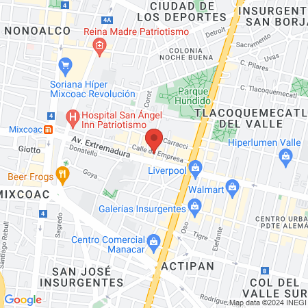 Estética Martin map