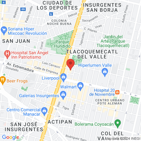 La Vieja Guardia Del Valle map