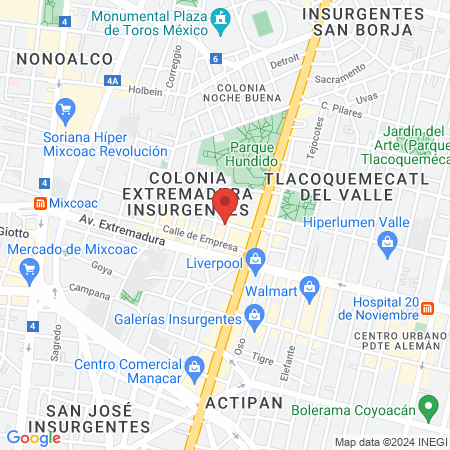 Claudia Esperanza Garcia Cruz Garcia Cruz Ortodoncista map