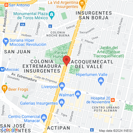 Dr. Roberto Onner Cruz map