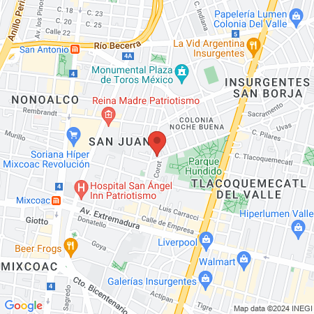 Centro Veterinario México Hospital de Medicina Interna map