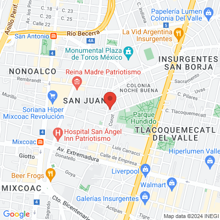 Centro Veterinario México Animales no convencionales y gatos map