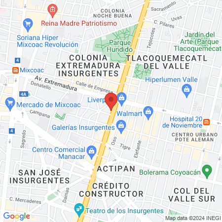 Clínica de Especialidades Odontológicas. CEO map