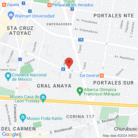 Spa para tu Cabello map