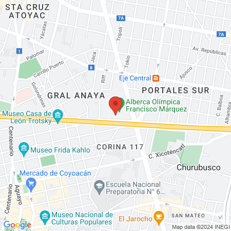 Gimnasios Urbanos 40 map
