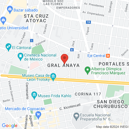 Consultorio Dental ZAHN urgencias map