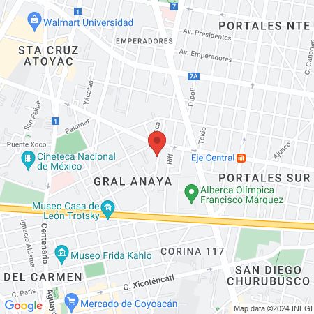 Unidad de Implantes y Odontología Estética map