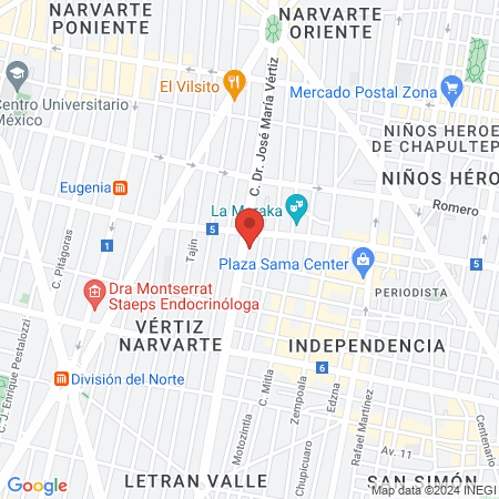 Estética Hamapoo map